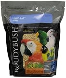RoudyBush Low Fat Bird Food, Crumbles, 44-Ounce
