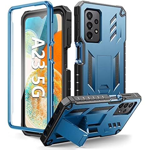 Case for Samsung Galaxy A23 5G: Military Grade Shockproof 360 Protection with Kickstand Durable Matte Phone Case - Heavy Duty Protective Aesthetic Mobile Phone Cover for Samsung A23 4G/5G punbor Cover