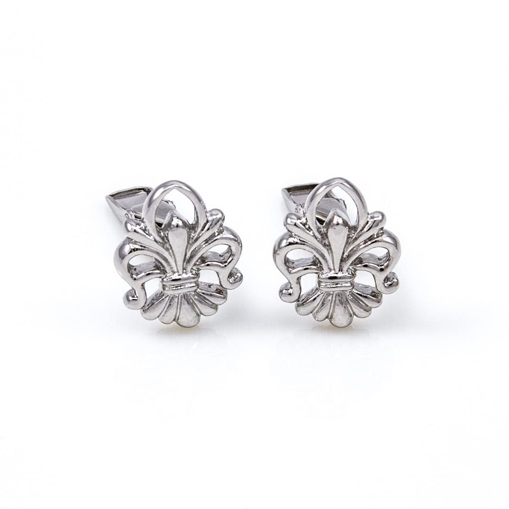 Fleur-de-lys Fleur De Lis 4 Pairs Cufflinks in a Presentation Gift Box & Polishing Cloth product thumbnail 7
