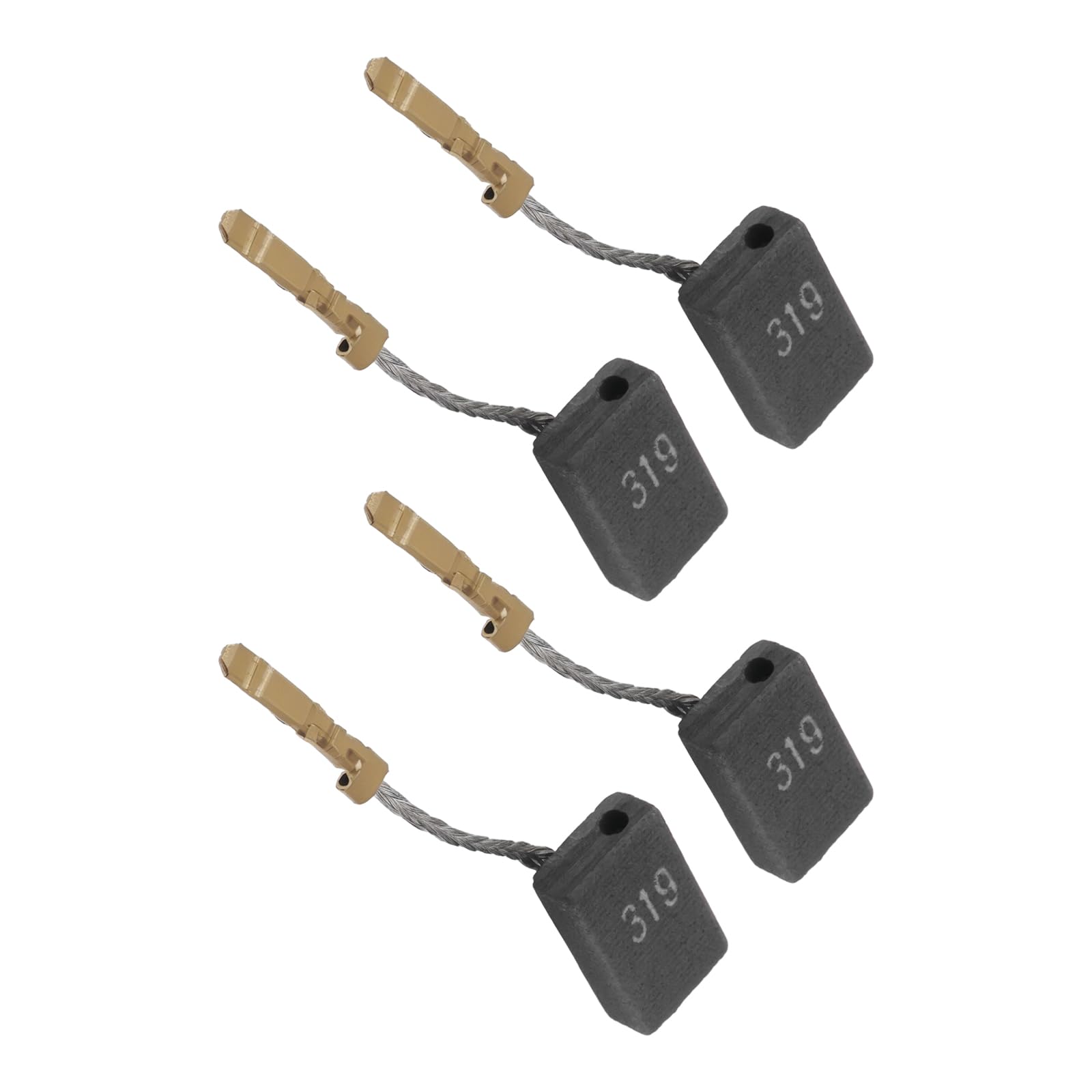 Briny River 4Pcs Quick Angle Grinders Carbon Brush Replacement Part 316055200 Compatible with Metabo W9-115 Quick and WP9-125 Quick(15.4x10x4.9mm)