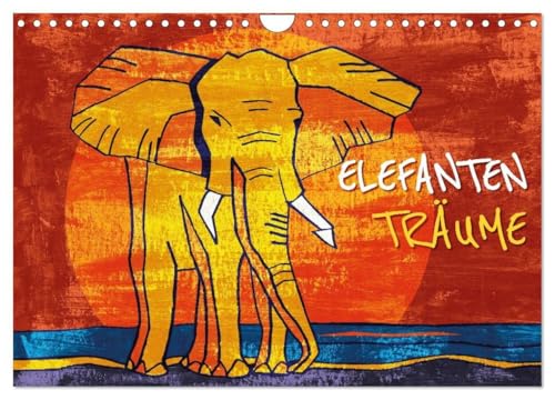 Elefanten-Träume (Wandkalender 2026 DIN A4 quer), CALVENDO Monatskalender:...
