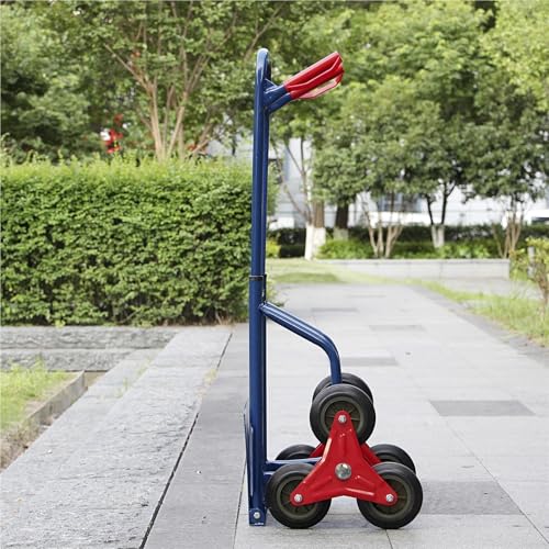 Carretilla de escalera para carga pesada 440lbs azul miniatura 3