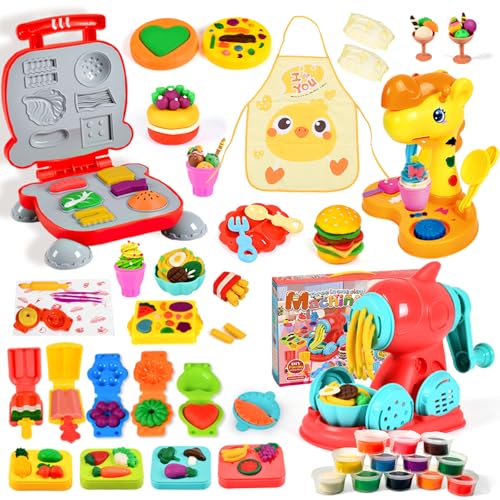 WUSUPU 52 Pièces Pâte à Modeler pour Enfants,Outils de Pâte à Modeler,Set d'outils en Pâte à...