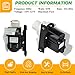 137221600 134051200 Washer Drain Pump by Techecook (365-DAYS WARRANTY) - Fit for Kenmore Frigidaire Washing Machine - Replacement Part 137108100 137151800 134740800 AP5684706 134740500 PS7783938