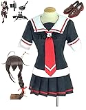[TTY] 「艦これ」いつかあの海で 時雨 ☆コスプレ衣装 ＋ウィッグ＋ 靴 風 + 髪飾 + 道具 武器 コスチューム ハロウィン クリスマス 制服 大人 アニメ cosplay イベント