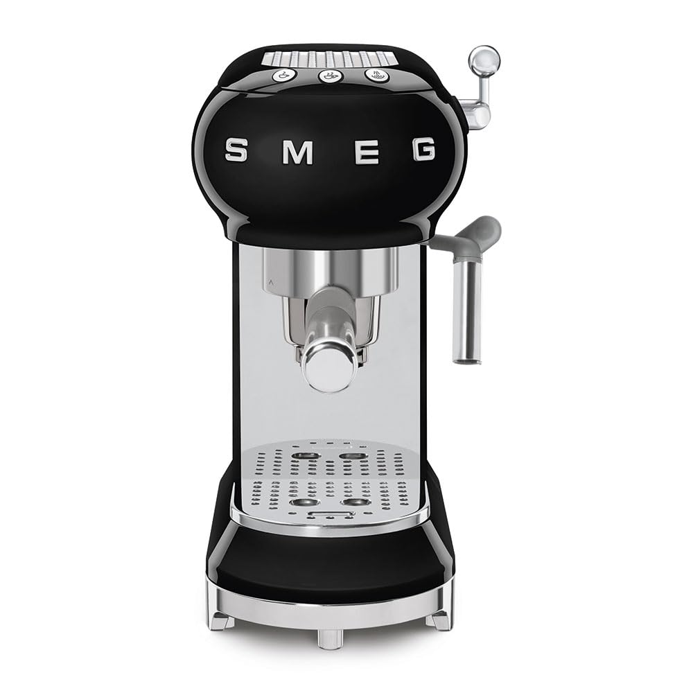 Amazon | Smeg ECF01BLEUマシン à café セミオートマチックマシン à