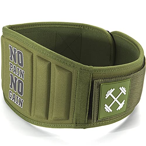 Weight Lifting Belt, Comfortable Lumbar & Back Support While Lifting to Keep Body in Proper Shape, Men Women Fitness Training Protective Gear (Color : Black, Size : 77-85CM)