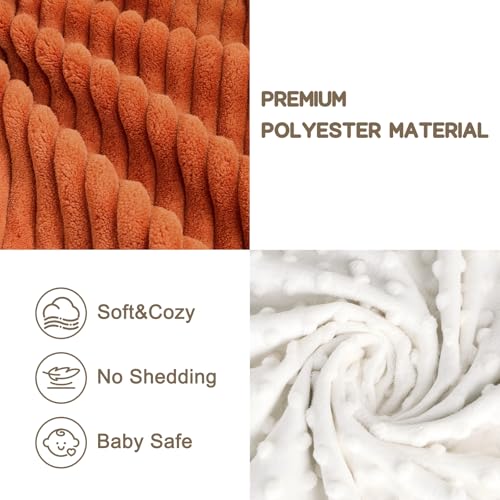 Image of Fox Baby Security Blanket for Boys and Girls Lovey Blanket 15 Inch