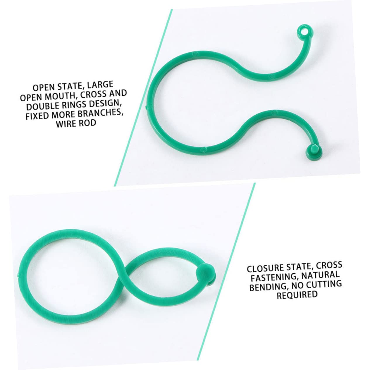 4 Sätze Pflanzen Clips Große Garten Clips Zur Befestigung Von Stängeln Und Ranken Wiederverwendbar Für Tomaten Und Andere Pflanzenstützen 100 Stück * 4
