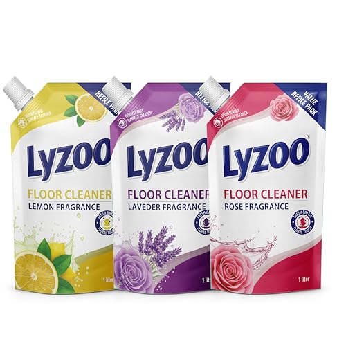 Image of Disinfectant Surface Floor Cleaner Lavender and Rose Fragrance 1 Litre Pack of 2