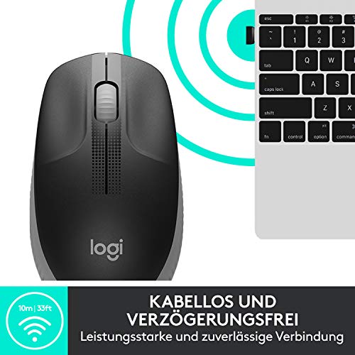 Logitech M190 Kabellose Maus mit Ergonomischem Design