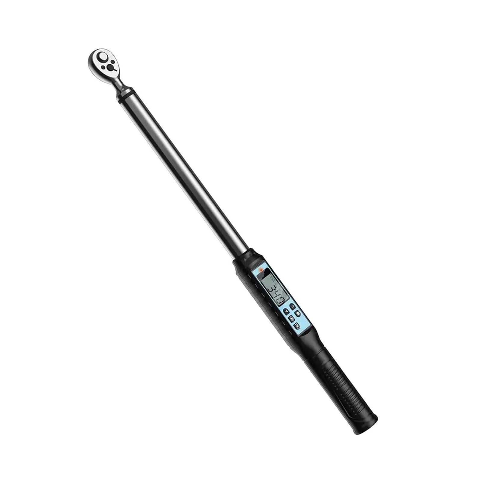 Svgvubmuc One Color Digital Torque Wrench 1/2" 3/8" Adjustable Repair Tool Key(Gm340)