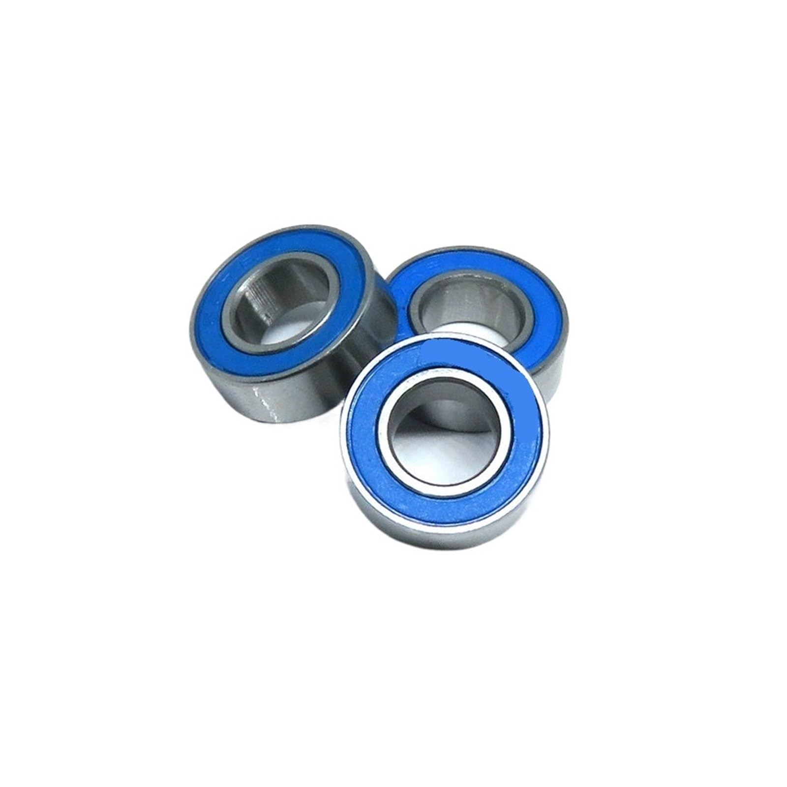 10 piezas 695 2RS 5x13x4 modelo de rodamiento 695RS sello de goma azul rodamiento RC 5 * 13 * 4 rodamiento de bolas en miniatura ABEC3(687-2RS 7x14x5mm)