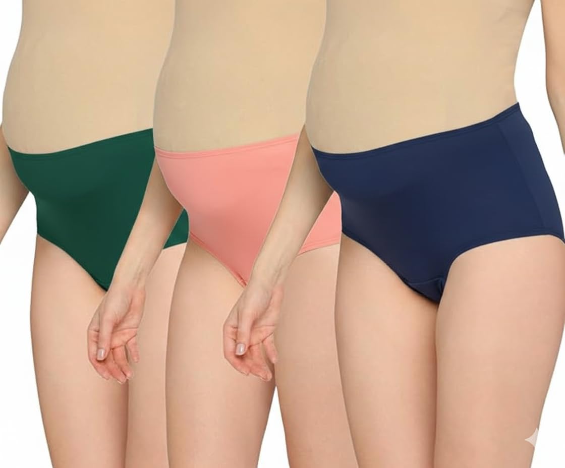 High Rise Pregnancy Panty for Women | Stretchable Maternity Bottoms-image-25