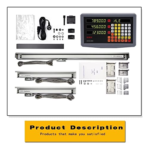 Set de pantalla digital 3 ejes DRO SDS3MS 3PCS 70~1020mm miniatura 4