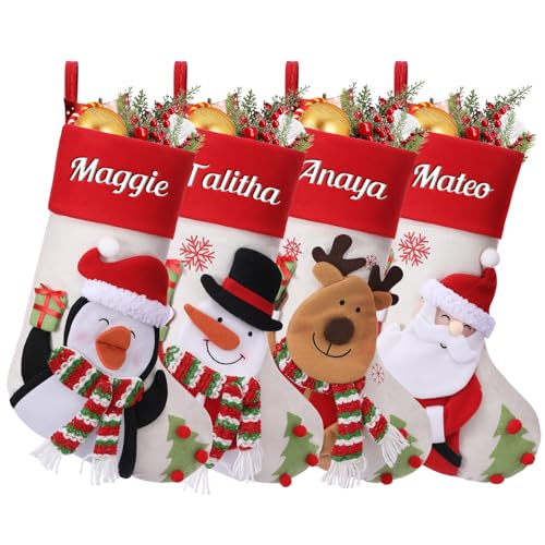 Nikolausstiefel Set 3-tlg. - Weihnachtsstrümpfe Aus Jute 32x19cm