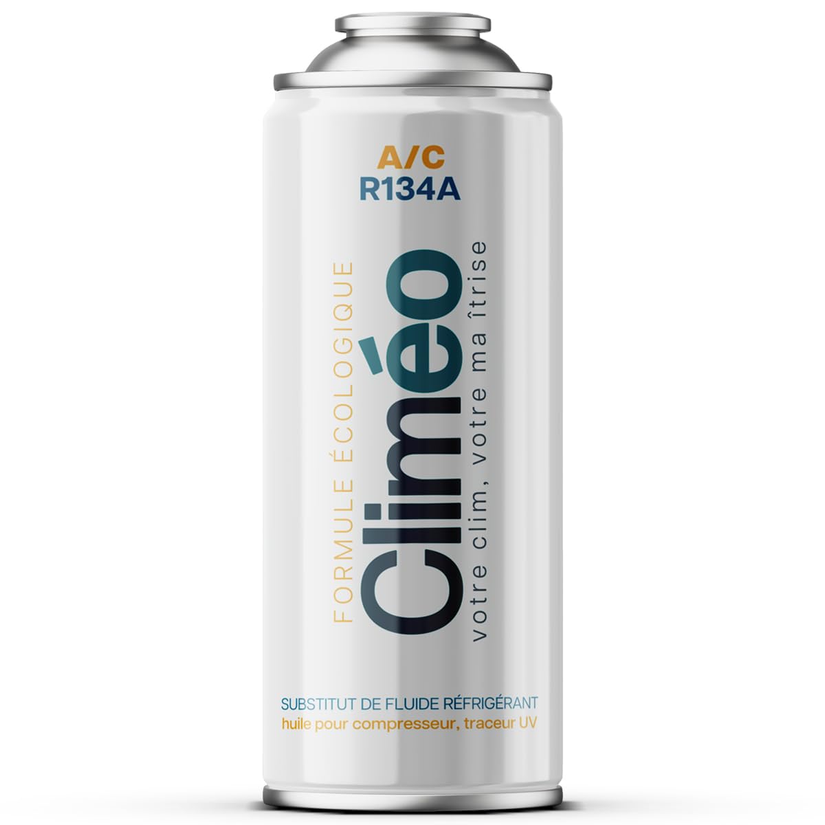 Climéo 400 ml de rechange écologique pour réfrigérant R134a/​R12, remplissage automatique de la climatisation