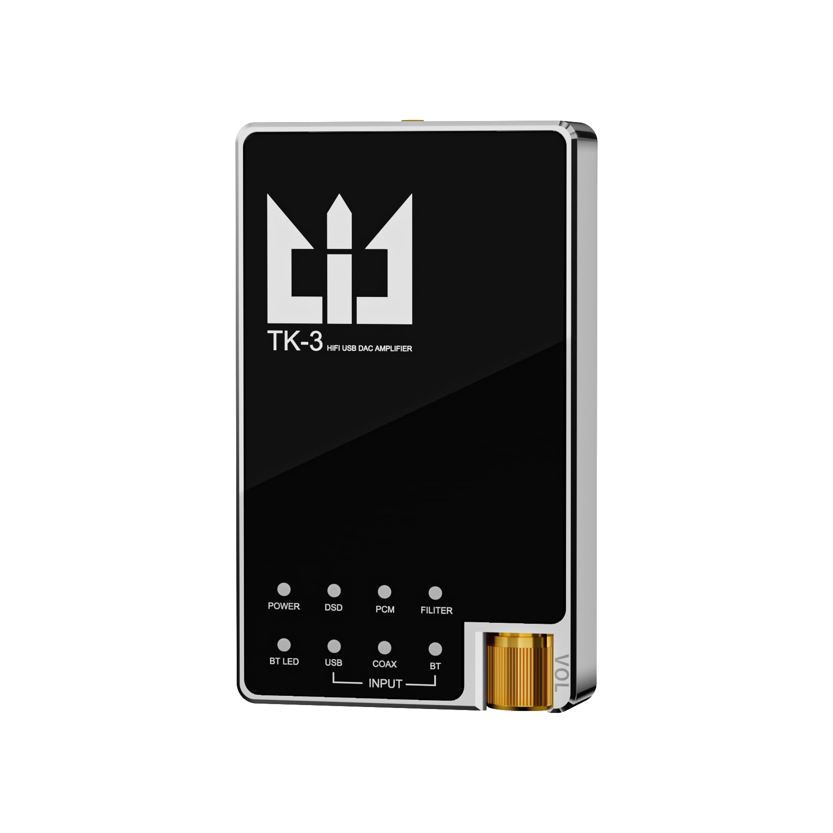 TRI TK3 Amplificatore per cuffie DAC portatile Dual ES9039Q2M, uscite 3,5/4,4 mm, 768 kHz/32 bit, DSD512, batteria da 5000 mAh per audio Hi-Fi, ingresso multiplo USB/Bluetooth/coassiale