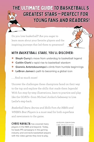 Image of Basketball Stars: Stories and Skills from the NBA's and WNBA's Best Players (Sports Stars)