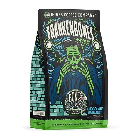 Frankenbones Chocolate Hazelnut Coffee by Bones Coffee Company Cover