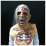 Geistermaske aus Latex, realistisch, Terror.