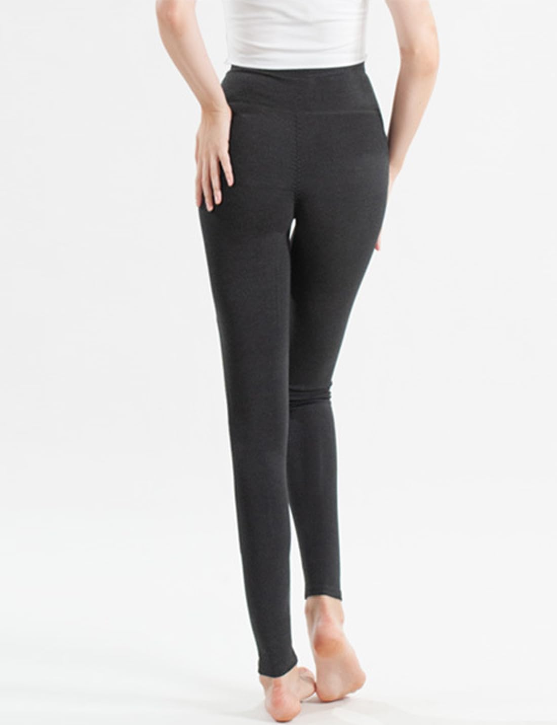 ZGZZ7 Women's Winter Skinny Underwear Long Johns Bottoms Thermal Fleece Bottoms