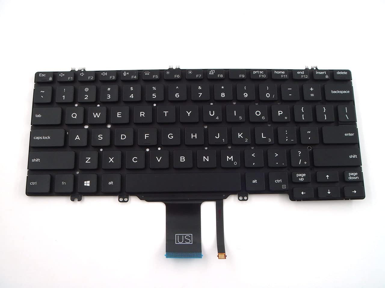 Parts for Dell Latitude 3300 5200 5310 5300 7200 7300 Keyboard US Backlit Point 02TR2K