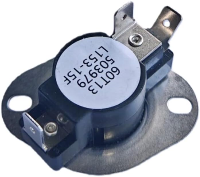 503979 Washer Dryer Limit Switch (Three Pin L153-15F) Fits for Whirlpool GE Amana Maytag -Replace WP503979, 5-3979, SGD7310, 601359,14218933, WE4X10074, 208700