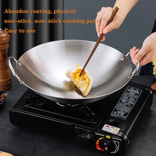 Wok de Acero Inoxidable Antiadherente 30 cm miniatura 5