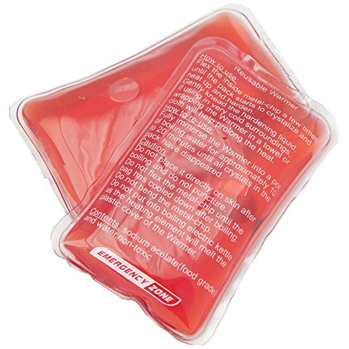 Emergency Zone ReDo Reusable Long Lasting Pocket-Sized Hand Warmers. Non-Toxic. Great for Cold Weather, Heat Therapy, Joint, Back, and Muscle Pain, Cramps, Arthritis. Emergency Zone ReDo Reusable Long Lasting Pocket-Sized Hand Warmers. Non-Toxic. Great for Cold Weather, Heat Therapy, Joint, Back, and Muscle Pain, Cramps, Arthritis.