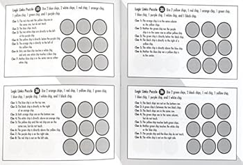 Paperback MindWare - Logic Links: Level C - 100 Puzzles - Great For Teaching Logical Deduction - Challenging and Engaging - Grades 5-6 Book