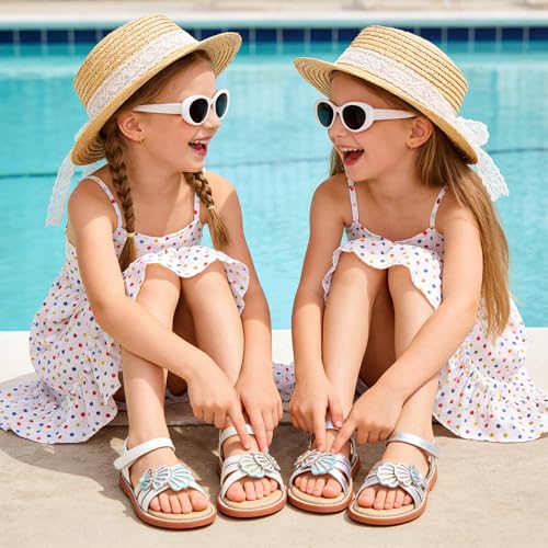 Image of Kiderence Toddler Girls Sandals Little Girls Kids Shoes Girls Sandals Toddler
