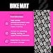 Muc-Off Bike Mat - Foldable Waterproof Floor Protector for Indoor Bike Maintenance and Turbo Trainer - High-Grade Plastic, Travel Size