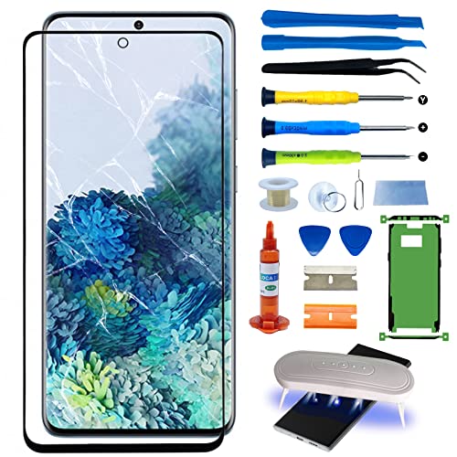 Écran de rechange Galaxy S20 Plus vitre extérieure avant avec châssis étanche et outils