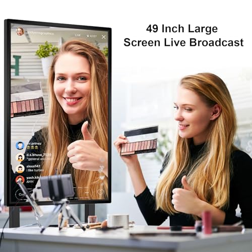 Image of 49 inch Smart Board, Digital Whiteboard Electronic Interactive for Classroom Office Home, Screen Mirroring from Android & iOS for Presention Annotation Live Streaming (49 inch)