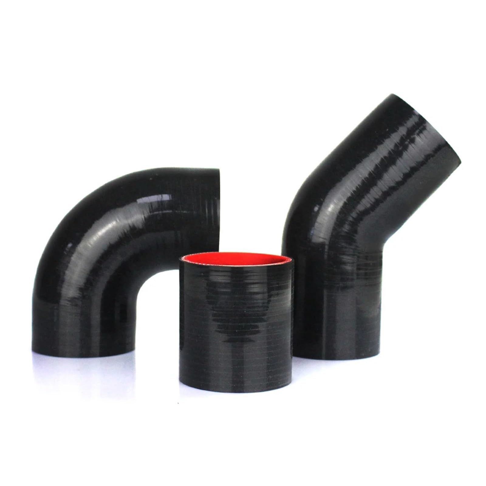 Tubo Manguera Intercooler Codo de silicona reductor de 90 grados, unión de goma, tubo curvado, Compatible con Subaru WRX, manguera de admisión de aire frío(63-76mm)