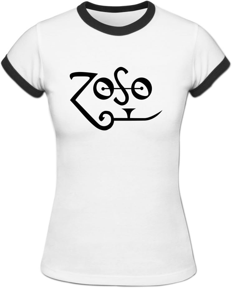 Womens Zoso Jimmy Page Ringer T-Shirts