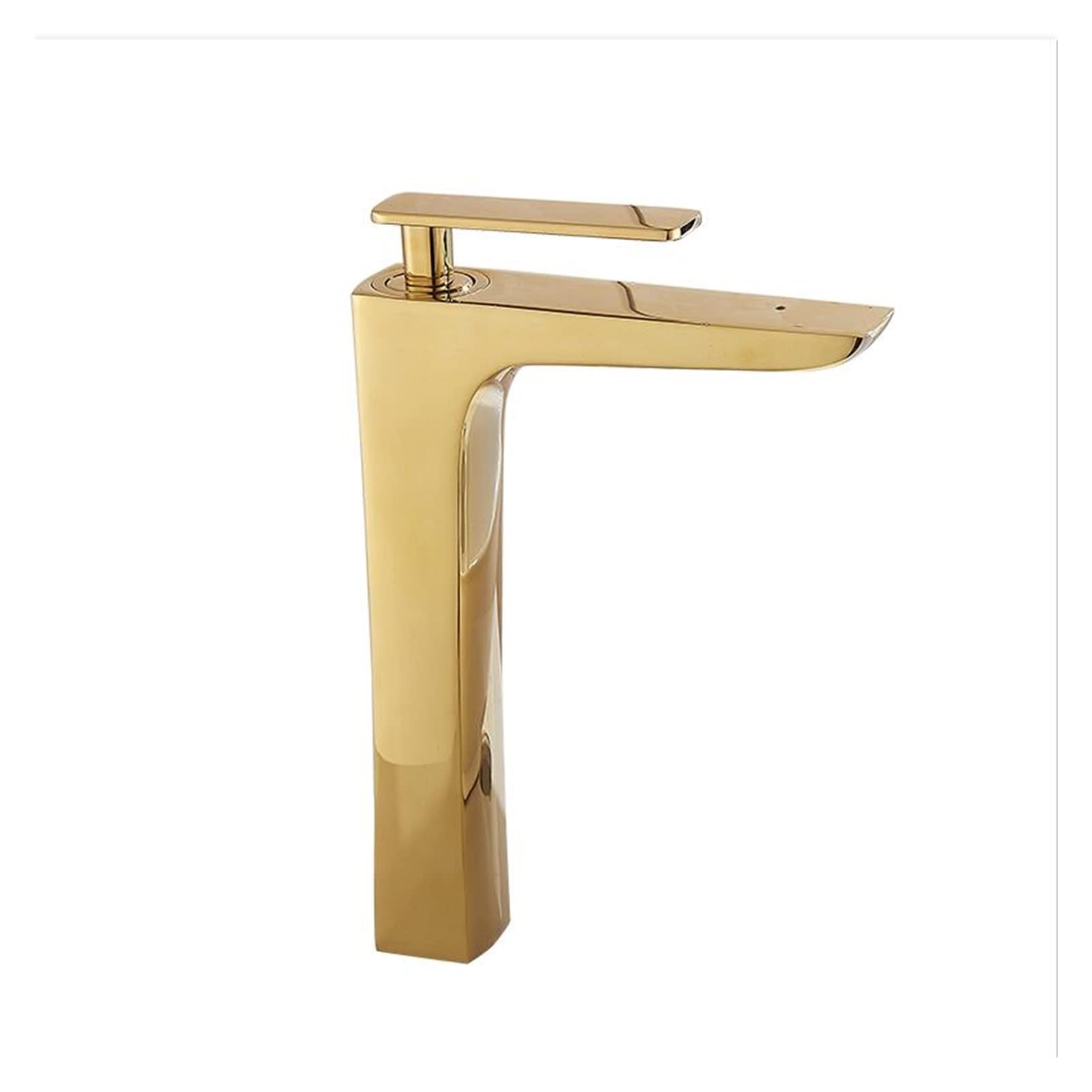 Kran umywalkowy, Bateria umywalkowa Bateria Water Basin Mikser Tap Łazienka Kran Gorąca Zimna Czarny/Biała Mosiądz Woczka Sink Water Crane Gold Mixer(Tall and chrome)