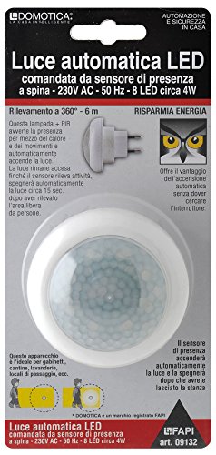 Luce led automatica comandata da sensore di