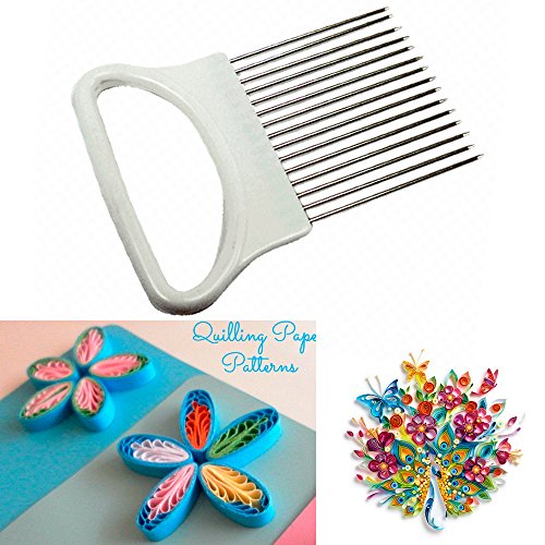 Paper Quilling Comb Pick Onion Slicer Tool Craft Loops Accessory Supply Hobbies