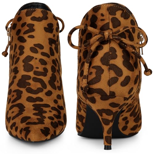 Perphy Pointed Toe Bow Kitten Heel Ankle Booties for Women2