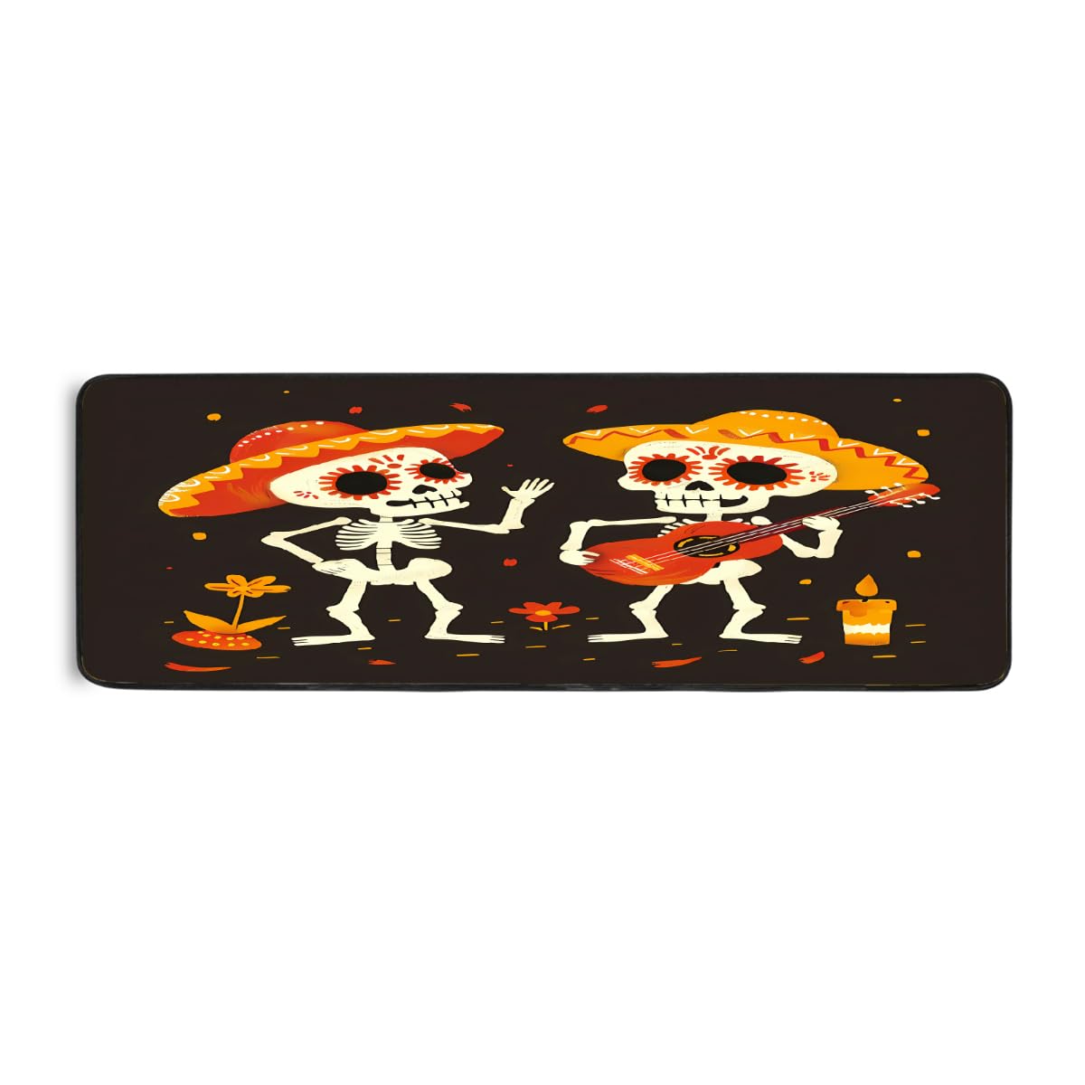 Tapis de sol mexicain pour cuisine et buanderie grand format doux