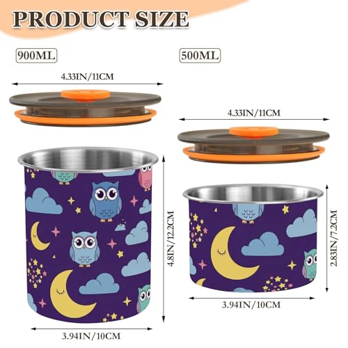Envase para café DOMIKING acero inoxidable 900 ml miniatura 2