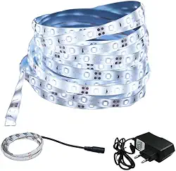 Fita Led Branco Frio 2 Metros (192cm) 3528 Ip65 Com Fonte