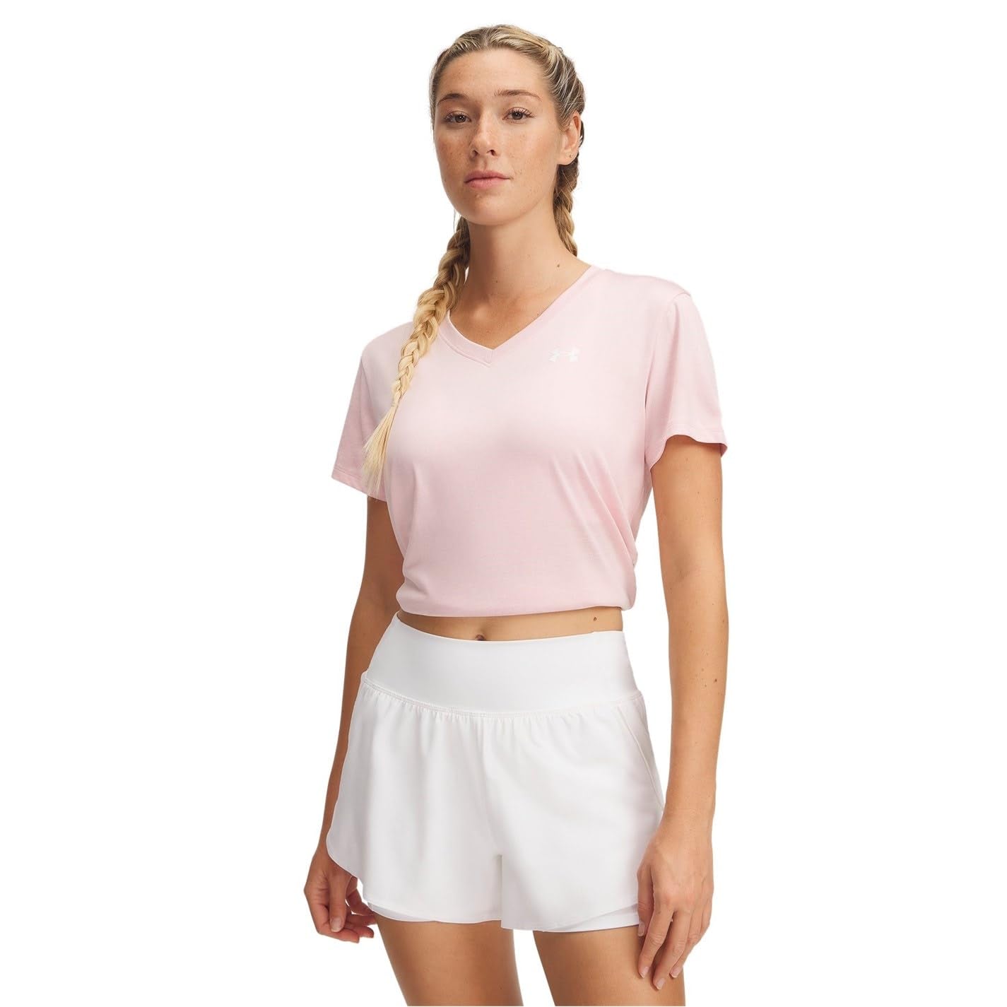 Under Armour Women's UA Tech™ Twist V-Neck Short Sleeve Tech SSV- Twist Mujer (Pack de 1) — view 92