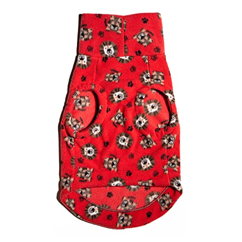 Roupa Para Cachorro Suéter Fauna Safari Vermelho (M)