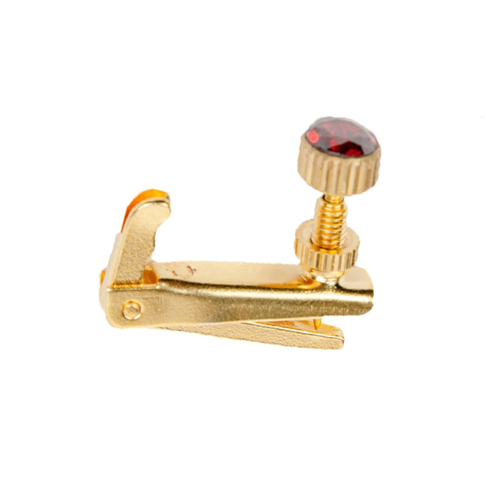 accessori per violino Accordatore per violino 1 Oro Rosso 4/4 con diamante Accordatore per violino rosso diamante (Color : Rojo dorado)