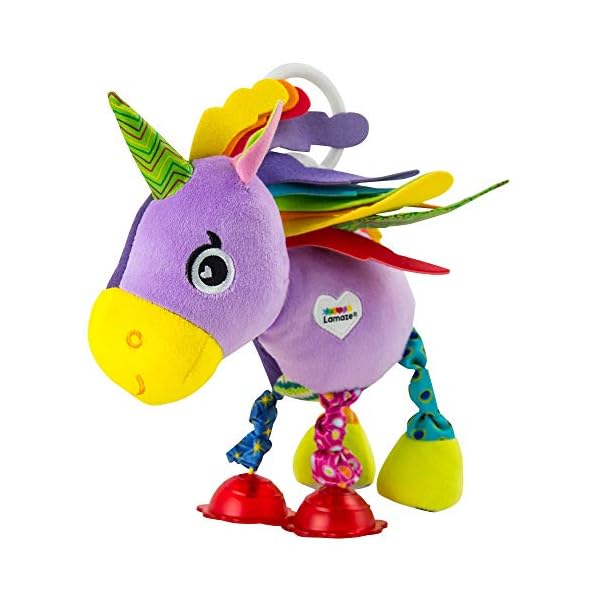LAMAZE Тilly Twinklewings - Clip on Pram & Pushchair Newborn Baby Toy, Unicorn Toy, Sensory Toy for Babies Boys & Girls…