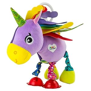 LAMAZE Тilly Twinklewings – Clip on Pram & Pushchair Newborn Baby Toy, Unicorn Toy, Sensory Toy for Babies Boys & Girls…