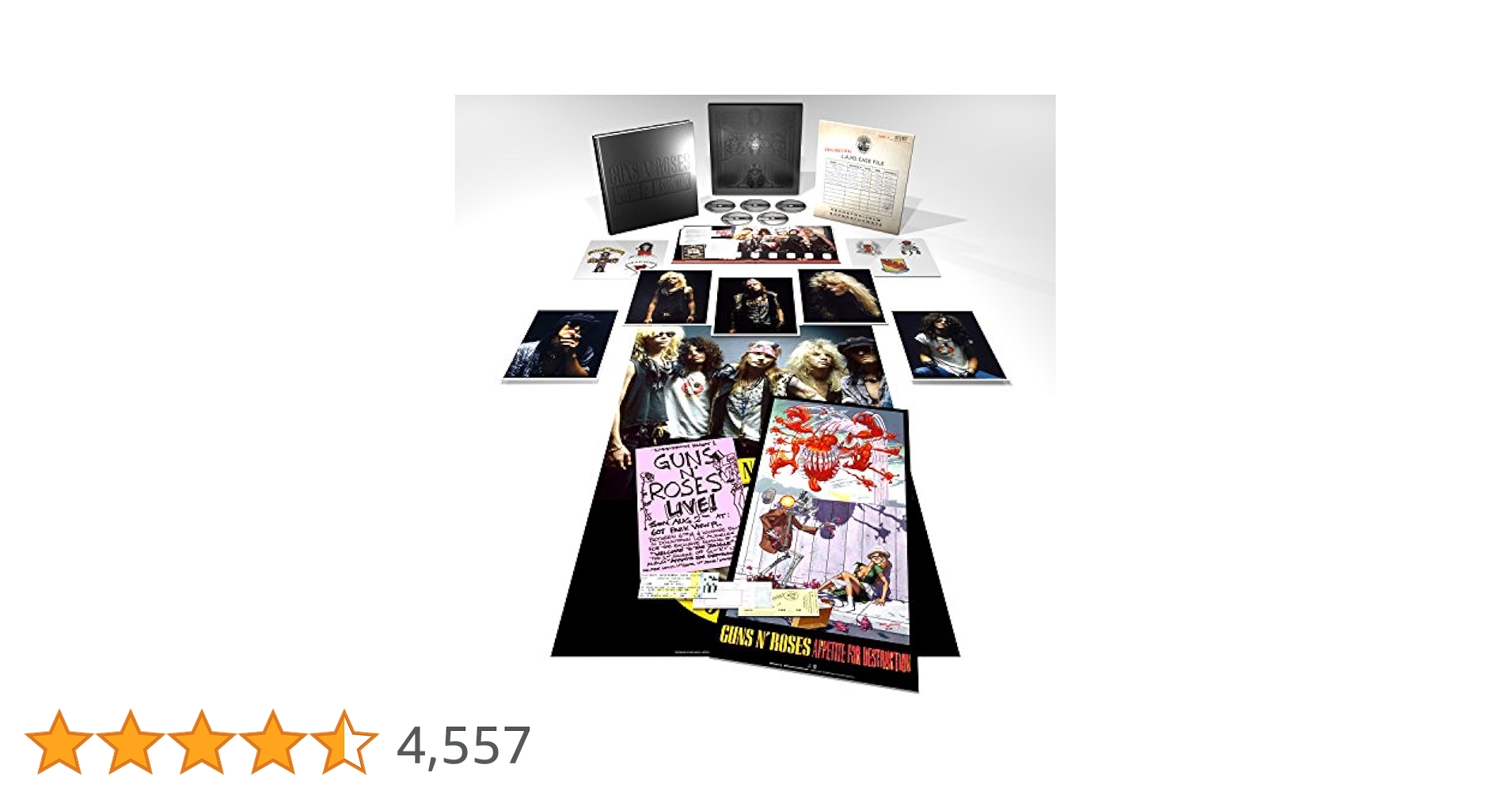 【4CD +Blu-ray】Guns N' Roses スーパー デラックス盤 Amazon.com: Appetite For Destruction - Super Deluxe Edition